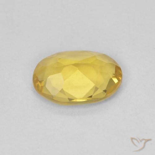 Beryl Gemstone in 8 x 6 mm (calibrated) Size for Sale, Beryl Stone in Light Gold Color