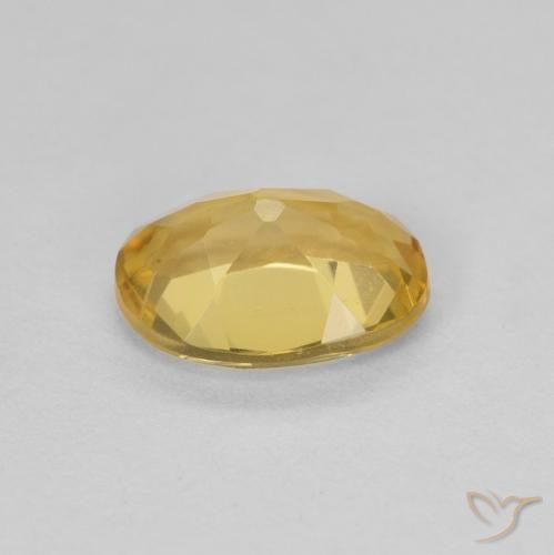 Beryl Gemstone in 8 x 6 mm (calibrated) Size for Sale, Beryl Stone in Light Yellow Color