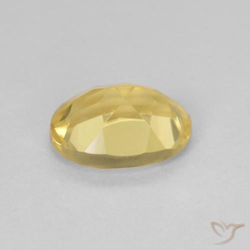 Beryl Gemstone in 8 x 6 mm (calibrated) Size for Sale, Beryl Stone in Light Yellow Color