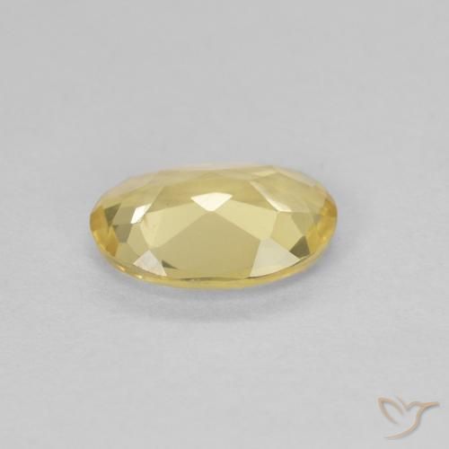 Beryl Gemstone in 7.8 x 5.7 mm Size for Sale, Beryl Stone in Light Gold Color