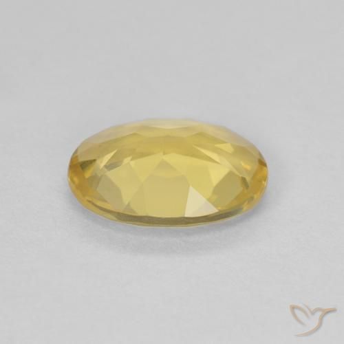 Beryl Gemstone in 8 x 6 mm (calibrated) Size for Sale, Beryl Stone in Light Golden-Yellow Color