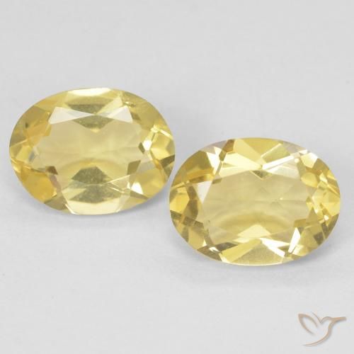 2.31 ct Yellow Beryl, 8.2 x 6.2 mm Oval Cut From Madagascar, Photo A