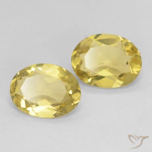 2.05 ct Yellow Beryl, 8.1 x 6 mm Oval Cut From Madagascar, Photo A