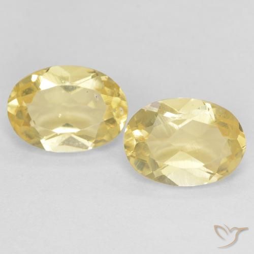Berilo Amarillo De 1,37 Quilates, Corte Ovalado De 6,8 x 4,9 mm Desde Madagascar, Photo A