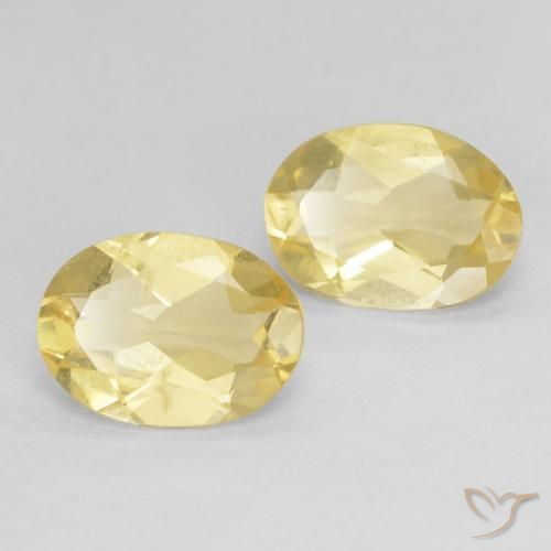 1.84 ct Yellow Beryl, 8.1 x 6 mm Oval Cut From Madagascar, Photo A