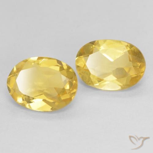 2.13 ct Yellow Beryl, 8.1 x 6.1 mm Oval Cut From Madagascar, Photo A