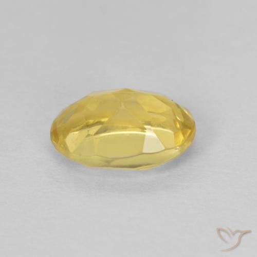 Beryl Gemstone in 7 x 5 mm (calibrated) Size for Sale, Beryl Stone in Honey Yellow Color