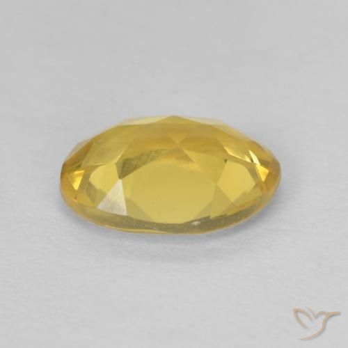 Beryl Gemstone in 8 x 6 mm (calibrated) Size for Sale, Beryl Stone in Honey Yellow Color