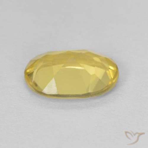 Beryl Gemstone in 8 x 6 mm (calibrated) Size for Sale, Beryl Stone in Light Yellow Color