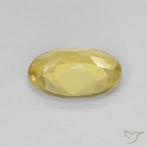 Beryl Gemstone in 8 x 6 mm (calibrated) Size for Sale, Beryl Stone in Pale Yellow Color