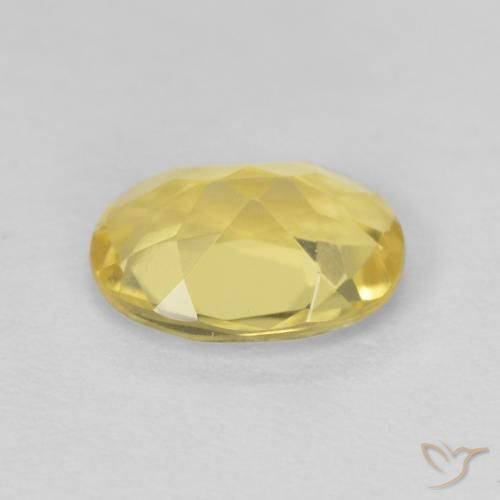Beryl Gemstone in 8 x 6 mm (calibrated) Size for Sale, Beryl Stone in Pale Yellow Color