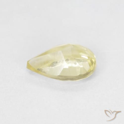 Beryl Gemstone in 7 x 5 mm (calibrated) Size for Sale, Beryl Stone in Light Earthy Yellow Color