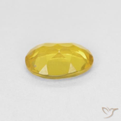 Beryl Gemstone in 7 x 5 mm (calibrated) Size for Sale, Beryl Stone in Honey Yellow Color