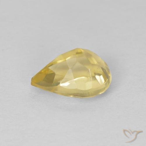 Beryl Gemstone in 7 x 5 mm (calibrated) Size for Sale, Beryl Stone in Light Yellow Color