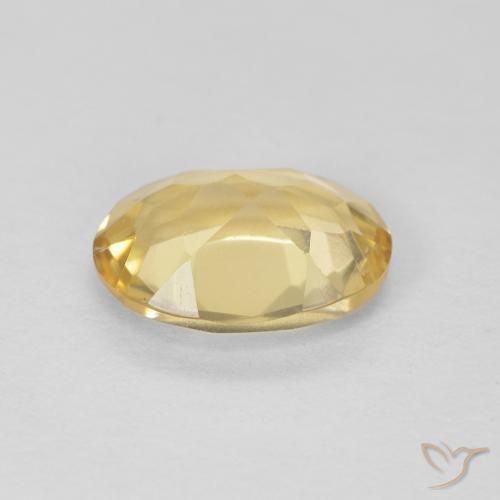 Beryl Gemstone in 8 x 6 mm (calibrated) Size for Sale, Beryl Stone in Light Gold Color
