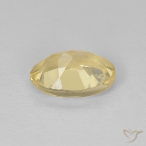 Beryl Gemstone in 8 x 6 mm (calibrated) Size for Sale, Beryl Stone in Light Yellow Color