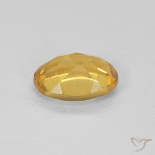 Beryl Gemstone in 6.9 x 5.2 mm Size for Sale, Beryl Stone in Golden Color