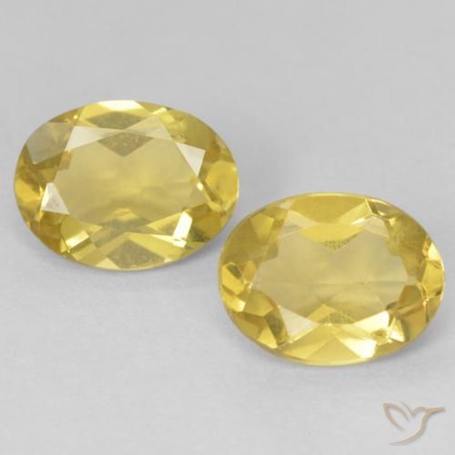 2.30ctw Natural Light Yellow Beryl, Oval, VVS-VS