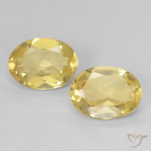2.23ctw Natural Light Yellow Beryl, Oval, VS