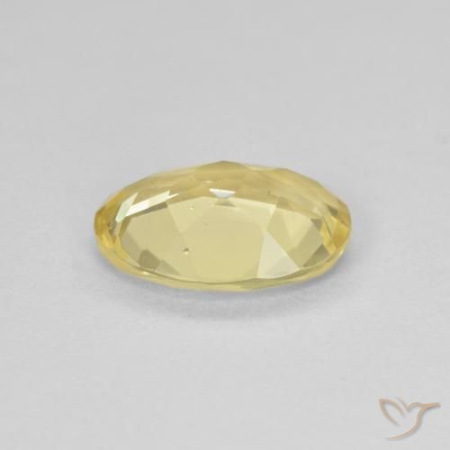 Beryl Gemstone in 8.8 x 6.5 mm Size for Sale, Beryl Stone in Light Yellow Color