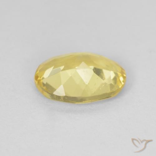Beryl Gemstone in 9 x 7 mm (calibrated) Size for Sale, Beryl Stone in Light Yellow Color