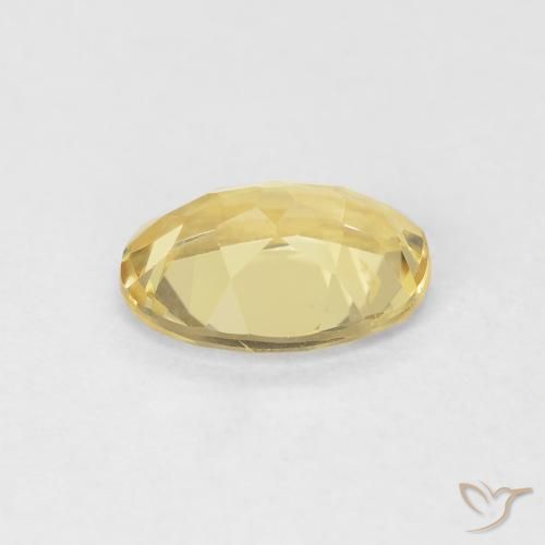 Beryl Gemstone in 8 x 6 mm (calibrated) Size for Sale, Beryl Stone in Light Yellow Color