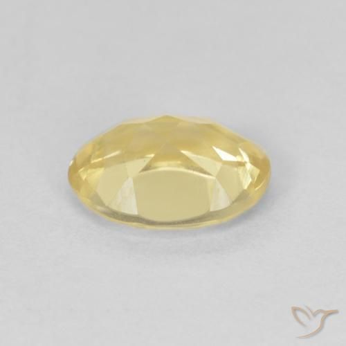 Beryl Gemstone in 8 x 6 mm (calibrated) Size for Sale, Beryl Stone in Light Golden-Yellow Color