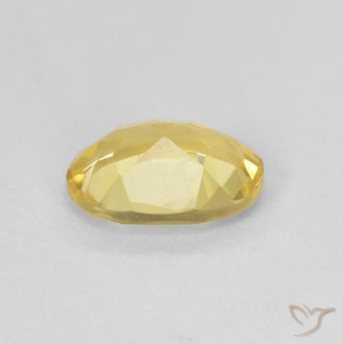 Beryl Gemstone in 8 x 6 mm (calibrated) Size for Sale, Beryl Stone in Light Gold Color