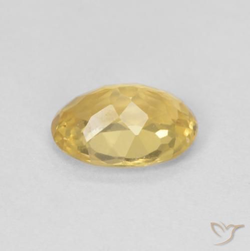 Beryl Gemstone in 7 x 5 mm (calibrated) Size for Sale, Beryl Stone in Light Golden-Yellow Color