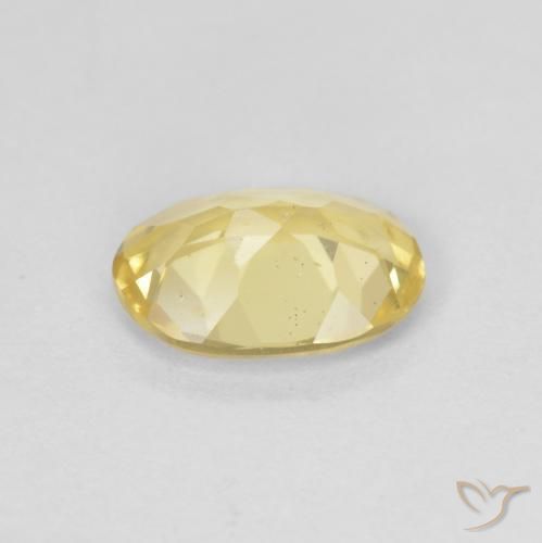 Beryl Gemstone in 8 x 6 mm (calibrated) Size for Sale, Beryl Stone in Light Yellow Color
