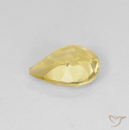 Beryl Gemstone in 7.7 x 5.6 mm Size for Sale, Beryl Stone in Light Golden-Yellow Color