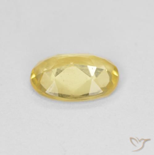 Beryl Gemstone in 8 x 6 mm (calibrated) Size for Sale, Beryl Stone in Light Gold Color