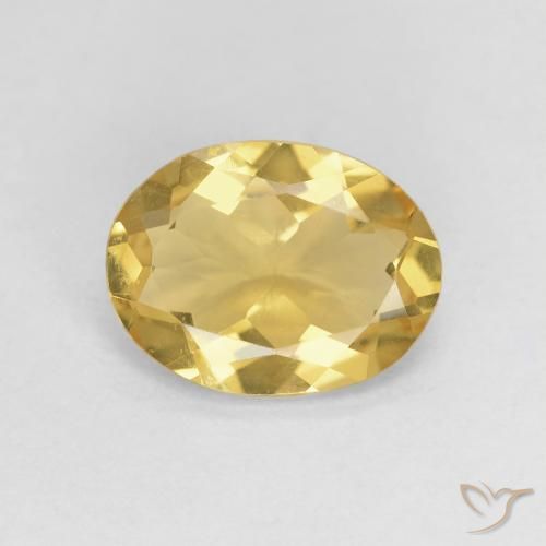 1.59ct Natural Light Yellow Beryl, Oval, VVS