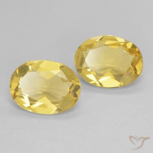 2.83 ctw Yellow Beryl Stones, Natural Beryl in Oval Facet Shape for Sale