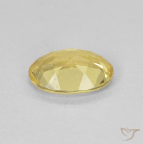 Beryl Gemstone in 8 x 6 mm (calibrated) Size for Sale, Beryl Stone in Light Gold Color