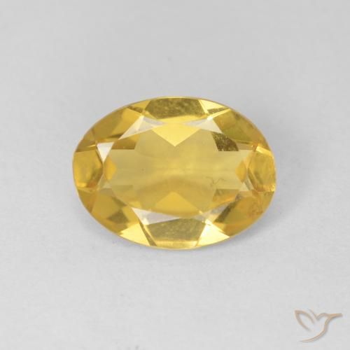 1.35ct Natural Honey Yellow Beryl, Oval, VVS