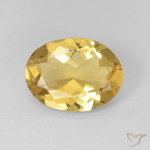 1.89ct Natural Light Yellow Beryl, Oval, VVS