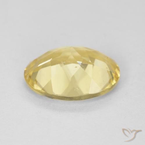 Beryl Gemstone in 10 x 8 mm (calibrated) Size for Sale, Beryl Stone in Light Yellow Color