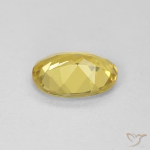 Beryl Gemstone in 8.9 x 6.7 mm Size for Sale, Beryl Stone in Light Yellow Color