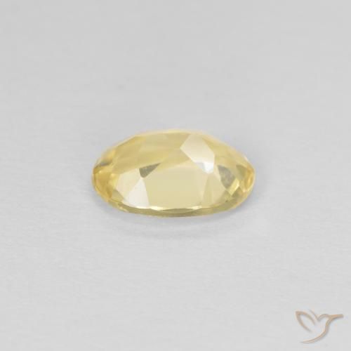 Beryl Gemstone in 7 x 5 mm (calibrated) Size for Sale, Beryl Stone in Light Golden-Yellow Color