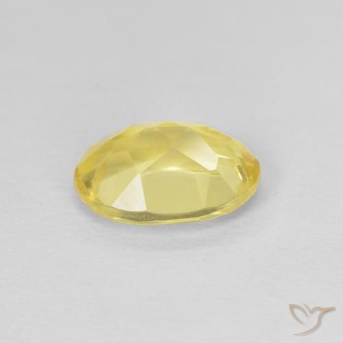 Beryl Gemstone in 8 x 6 mm (calibrated) Size for Sale, Beryl Stone in Light Honey Yellow Color