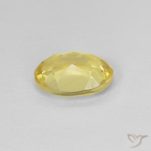 Beryl Gemstone in 8 x 6 mm (calibrated) Size for Sale, Beryl Stone in Light Honey Yellow Color