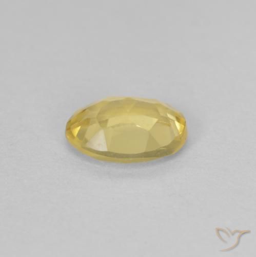 Beryl Gemstone in 7 x 5 mm (calibrated) Size for Sale, Beryl Stone in Light Golden-Yellow Color