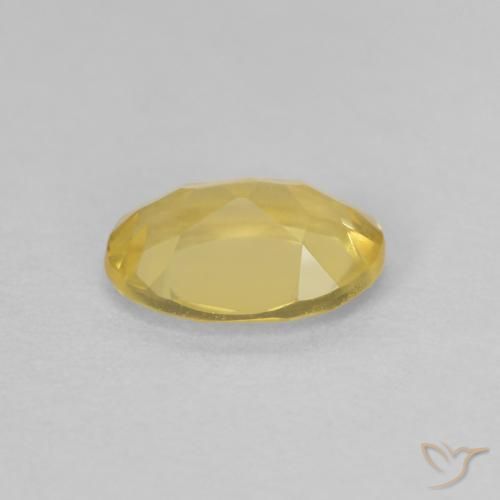 Beryl Gemstone in 8 x 6 mm (calibrated) Size for Sale, Beryl Stone in Light Yellow Color