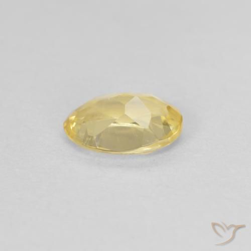Beryl Gemstone in 7 x 5 mm (calibrated) Size for Sale, Beryl Stone in Light Gold Color