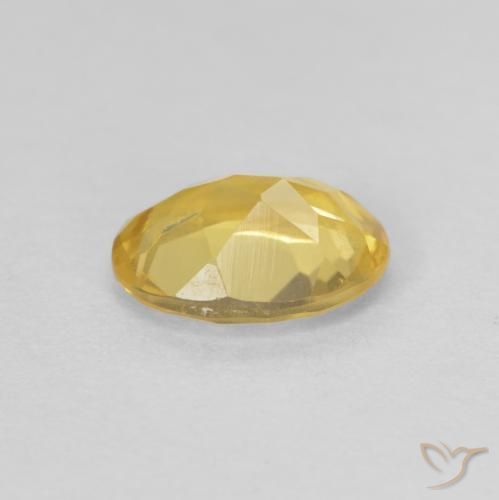 Beryl Gemstone in 8 x 6 mm (calibrated) Size for Sale, Beryl Stone in Light Golden-Yellow Color
