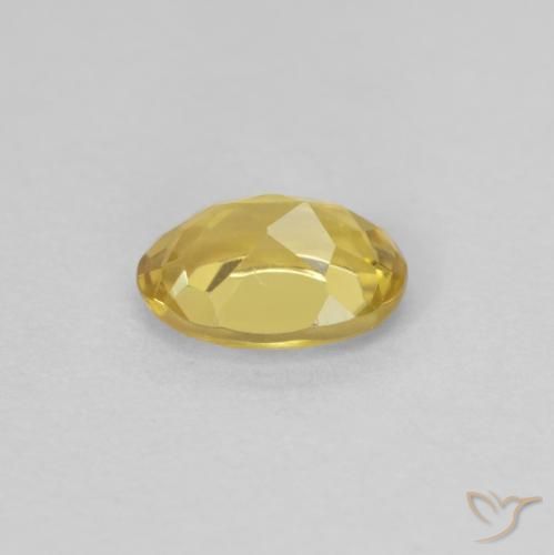 Beryl Gemstone in 7 x 5 mm (calibrated) Size for Sale, Beryl Stone in Light Yellow Color