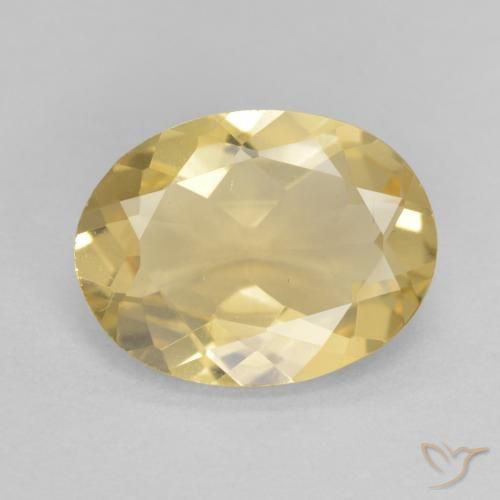 1.70ct Natural Golden Orange Beryl, Oval, VVS-VS