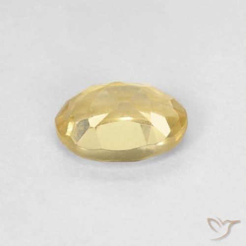 Beryl Gemstone in 7 x 5 mm (calibrated) Size for Sale, Beryl Stone in Light Yellow Color