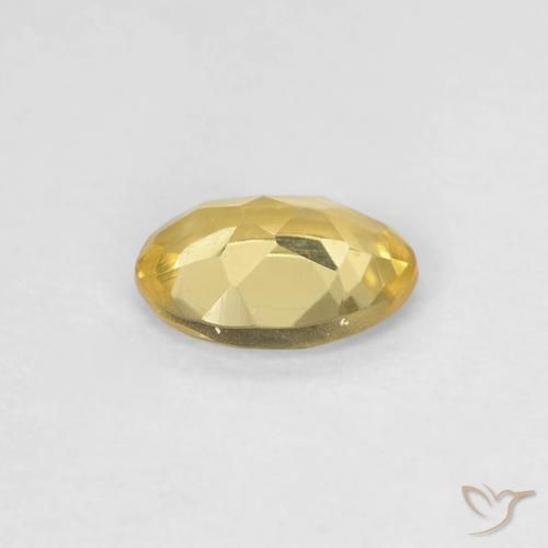 Beryl Gemstone in 6.7 x 4.8 mm Size for Sale, Beryl Stone in Rich Yellow Color